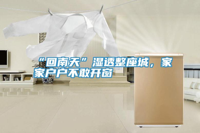 “回南天”湿透整座城，家家户户不敢开窗