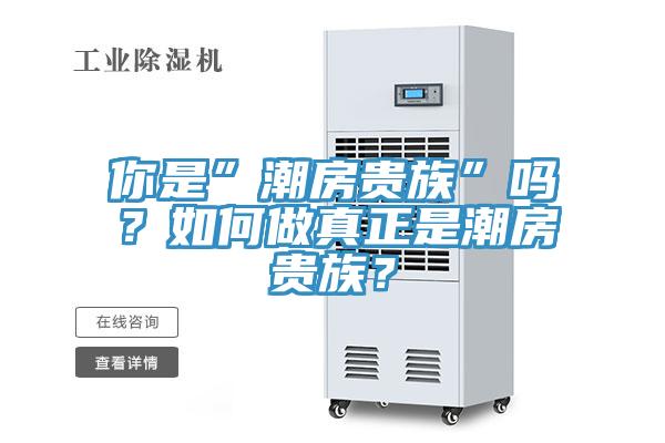 你是”潮房贵族”吗？如何做真正是潮房贵族？