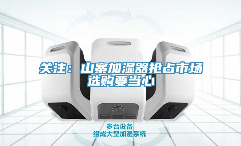 关注：山寨加湿器抢占市场　选购要当心