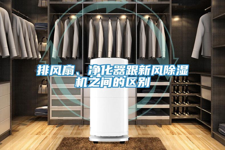 排风扇、净化器跟新风粉色应用黄色软件之间的区别