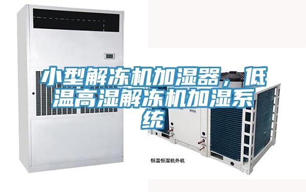 小型解冻机加湿器，低温高湿解冻机加湿系统