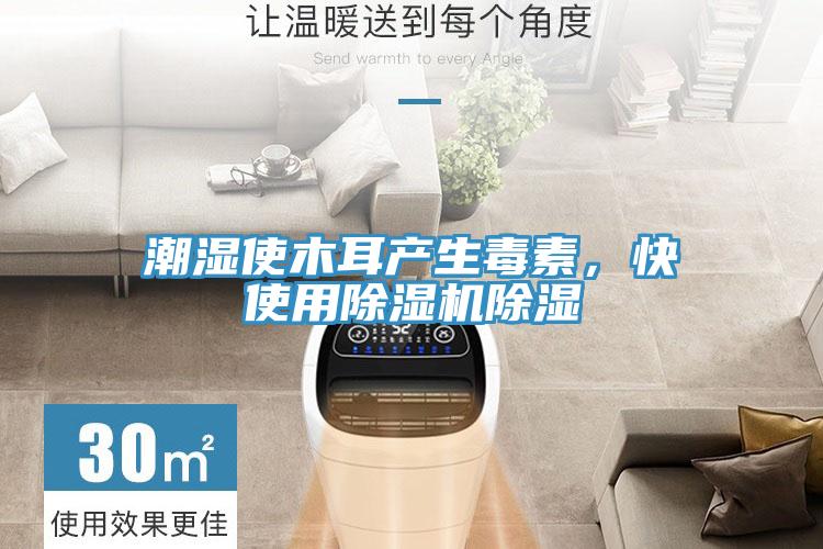 潮湿使木耳产生毒素，快使用粉色应用黄色软件除湿