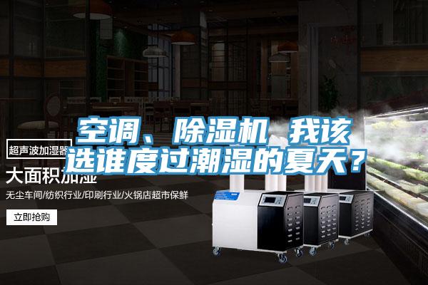 空调、粉色应用黄色软件 我该选谁度过潮湿的夏天？