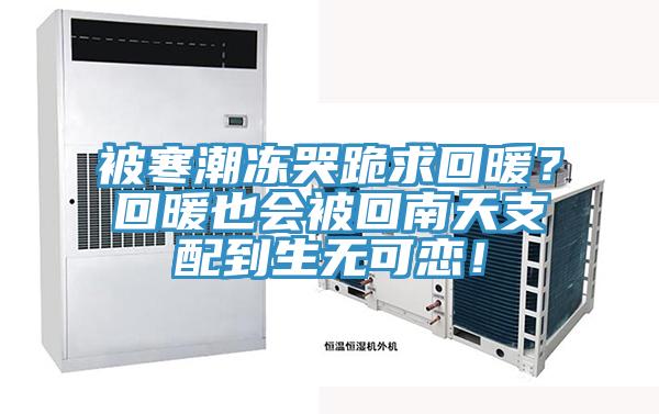 被寒潮冻哭跪求回暖？回暖也会被回南天支配到生无可恋！