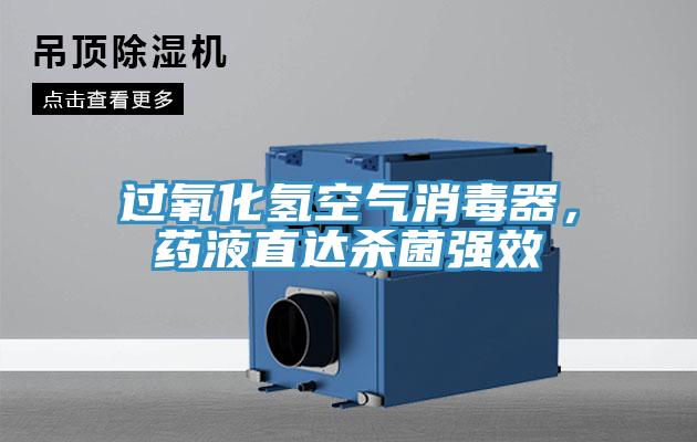 过氧化氢空气消毒器，药液直达杀菌强效