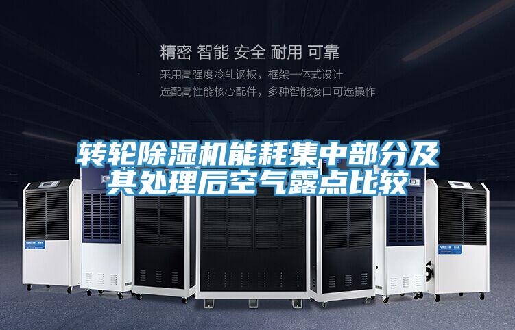 转轮粉色应用黄色软件能耗集中部分及其处理后空气露点比较