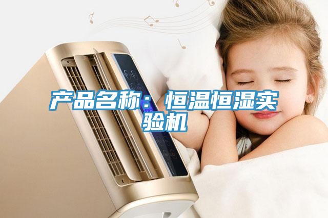 产品名称：恒温恒湿实验机