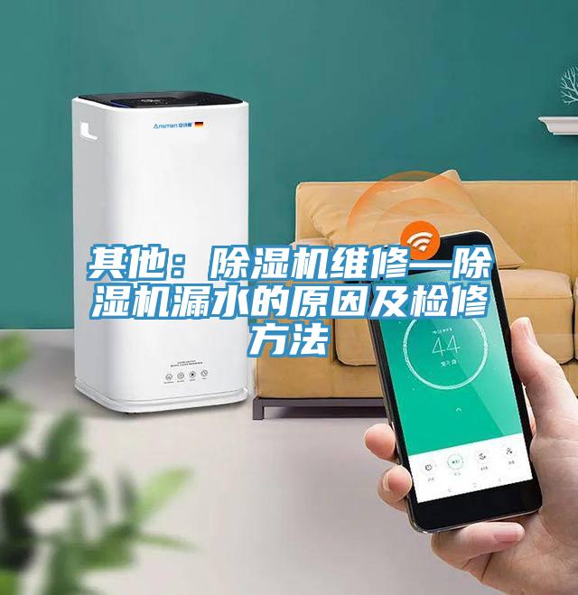 其他：粉色应用黄色软件维修—粉色应用黄色软件漏水的原因及检修方法