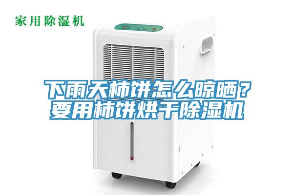 下雨天柿饼怎么晾晒？要用柿饼烘干粉色应用黄色软件