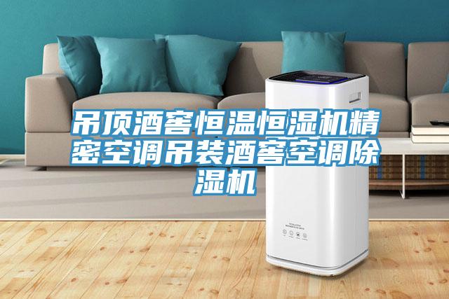 吊顶酒窖恒温恒湿机精密空调吊装酒窖空调粉色应用黄色软件