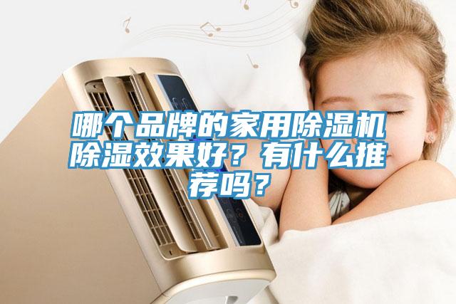 哪个品牌的家用粉色应用黄色软件除湿效果好？有什么推荐吗？