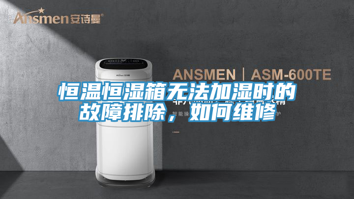 恒温恒湿箱无法加湿时的故障排除，如何维修