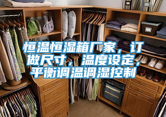 恒温恒湿箱厂家，订做尺寸，温度设定，平衡调温调湿控制