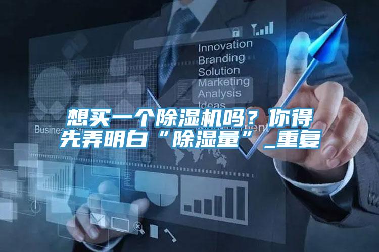 想买一个粉色应用黄色软件吗？你得先弄明白“除湿量”_重复