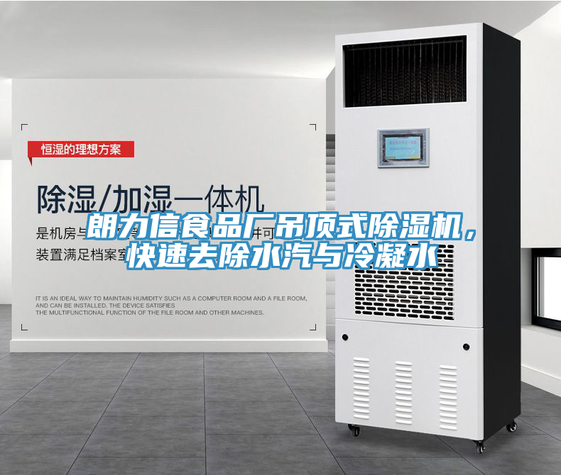 朗力信食品厂吊顶式粉色应用黄色软件，快速去除水汽与冷凝水