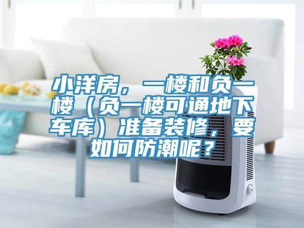 小洋房，一楼和负一楼（负一楼可通地下车库）准备装修，要如何防潮呢？