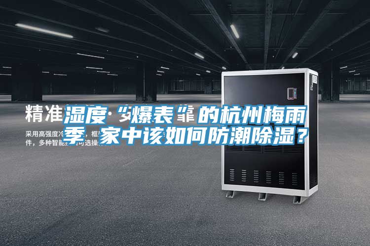 湿度“爆表”的杭州梅雨季 家中该如何防潮除湿？