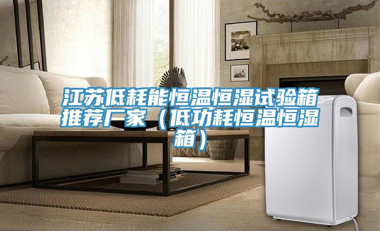 江苏低耗能恒温恒湿试验箱推荐厂家(低功耗恒温恒湿箱)