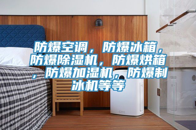 防爆空调，防爆冰箱，防爆粉色应用黄色软件，防爆烘箱，防爆加湿机，防爆制冰机等等