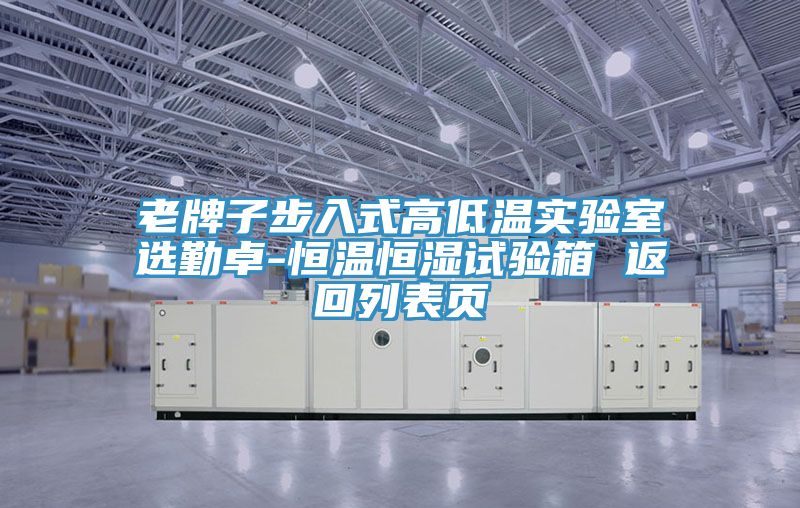 老牌子步入式高低温实验室选勤卓-恒温恒湿试验箱 返回列表页