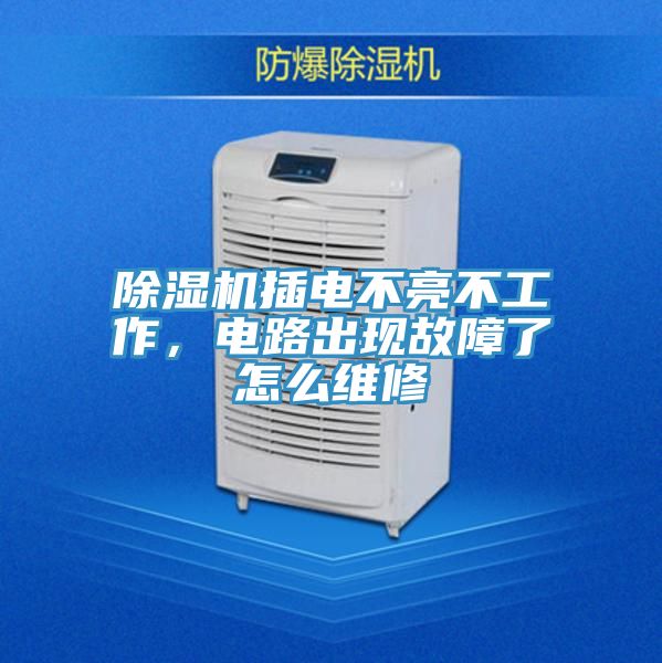 粉色应用黄色软件插电不亮不工作，电路出现故障了怎么维修